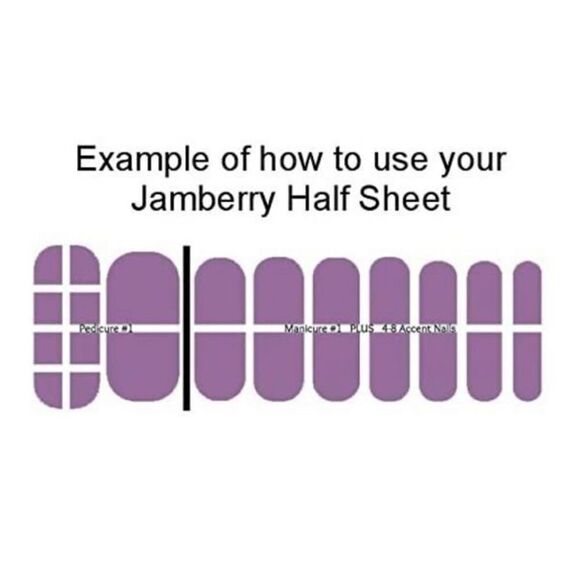 Bundle Sale 3 for $15 | Jamberry Nail Wrap Half Sheets x 4 - Picture 6 of 7